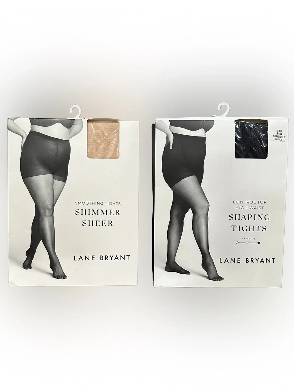 2 NEW Packs Lane Bryant Shimmer Sheer Smoothing & Shaping Tights Plus Sz